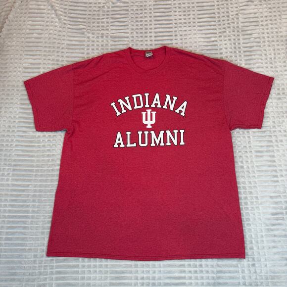 Indiana University Hoosiers Alumni Short Sleeve T-Shirt Adult 2XL Graphic Tee - Picture 1 of 6